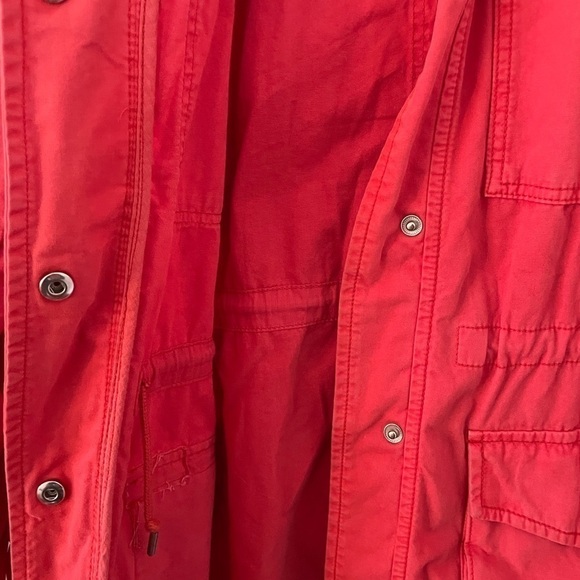 Gap Coral Snap Front Utility Jacket - Picture 8 of 9